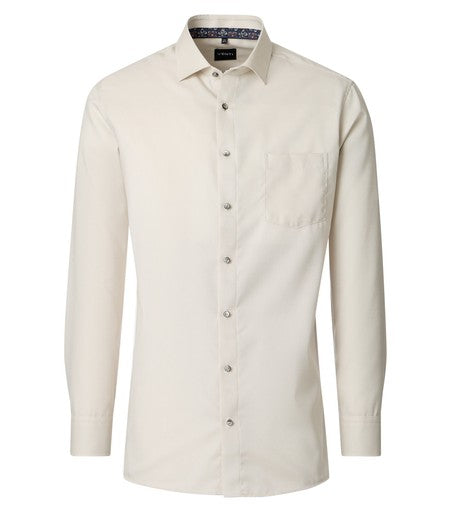 Hemden lange mouw beige VENTI