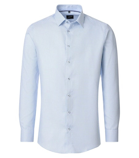 Hemden lange mouw blauw VENTI