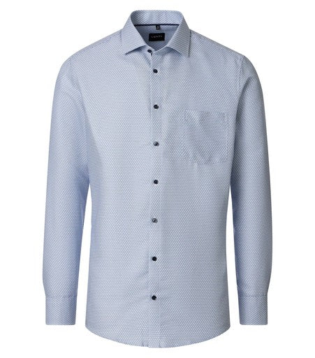 Hemden lange mouw blauw VENTI