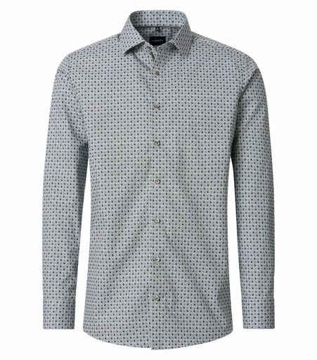 Hemden lange mouw blauw VENTI