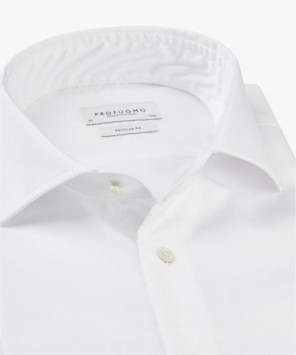 Hemden lange mouw wit Profuomo