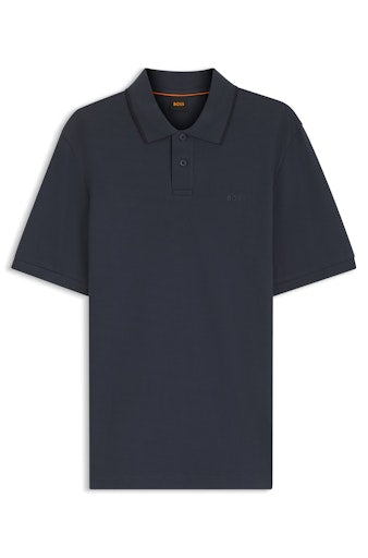 Polo's korte mouw blauw Boss Men Orange