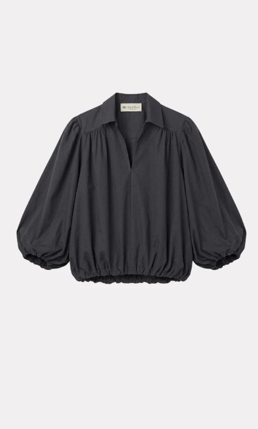Blouses lange mouw navy BLACK ROSE