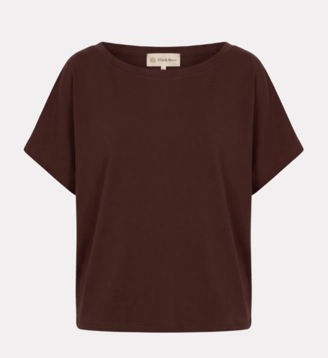 T-shirts korte mouw bruin BLACK ROSE