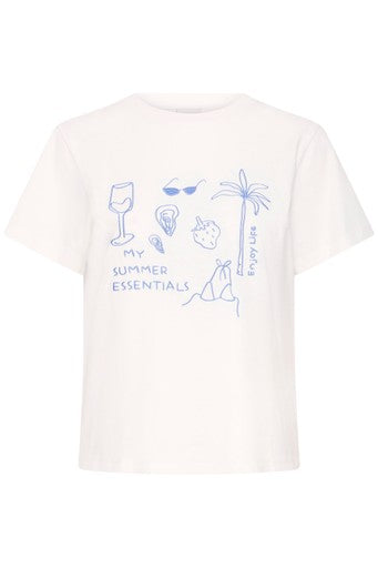 T-shirts korte mouw wit ICHI