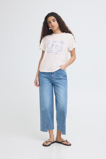 T-shirts korte mouw wit ICHI