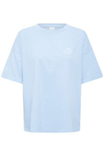 T-shirts korte mouw blauw ICHI
