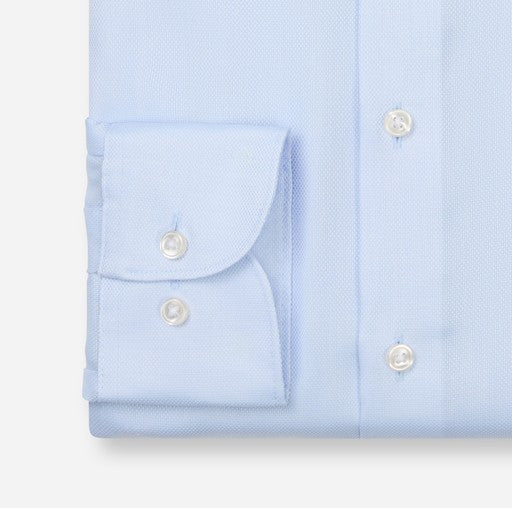 Hemden extra lange mouw blauw OLYMP