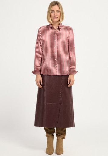 Blouses lange mouw rood Bianca