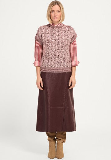 Blouses lange mouw rood Bianca