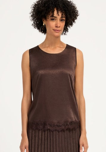 T-shirts korte mouw bruin Bianca