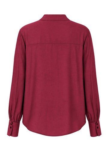 Blouses korte mouw rood Bianca