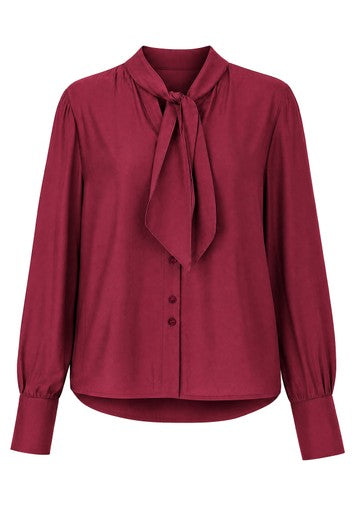Blouses korte mouw rood Bianca