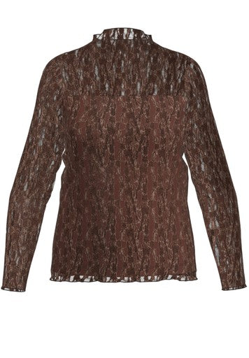 T-shirts korte mouw bruin Bianca