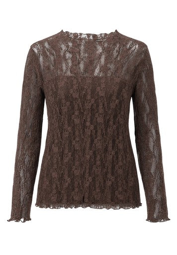 T-shirts korte mouw bruin Bianca