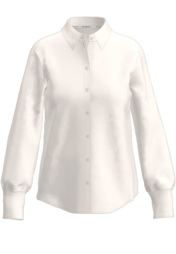 Blouses korte mouw beige Bianca