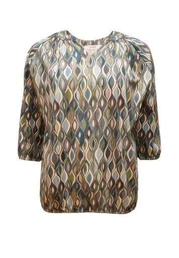T-shirts korte mouw groen Bianca