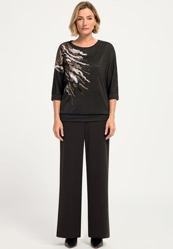 T-shirts korte mouw zwart Bianca