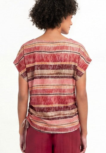 T-shirts korte mouw rood Bianca