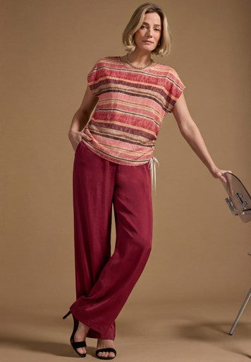 T-shirts korte mouw rood Bianca