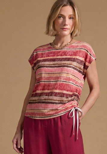 T-shirts korte mouw rood Bianca
