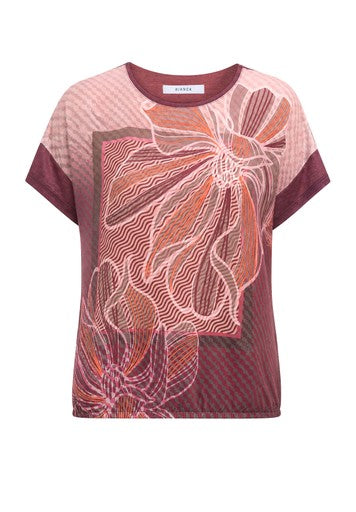 T-shirts korte mouw rood Bianca