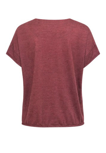 T-shirts korte mouw rood Bianca