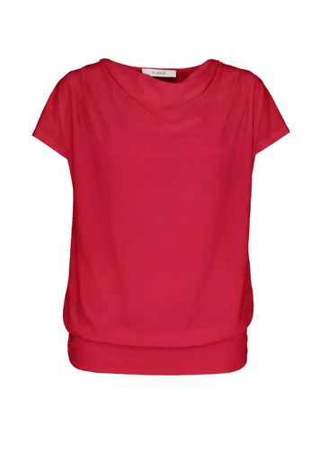 T-shirts korte mouw rood Bianca