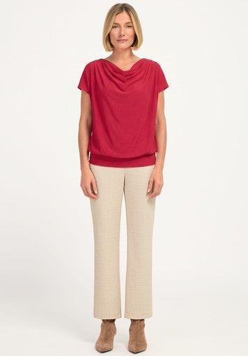 T-shirts korte mouw rood Bianca