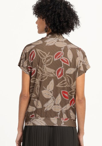 T-shirts korte mouw bruin Bianca