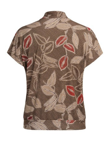 T-shirts korte mouw bruin Bianca