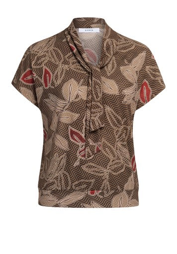 T-shirts korte mouw bruin Bianca