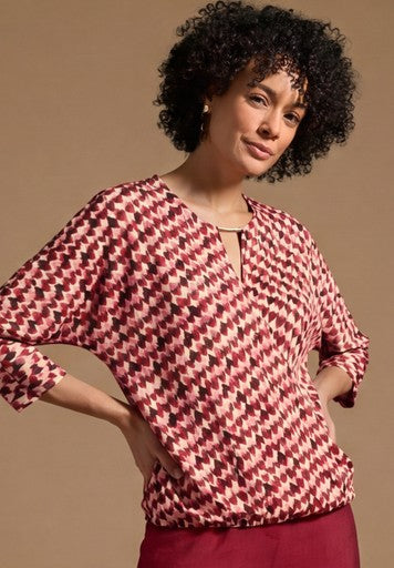 T-shirts korte mouw rood Bianca