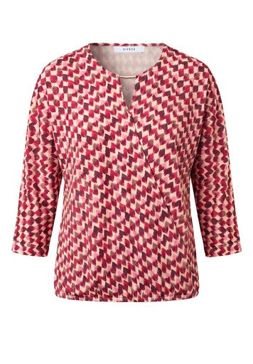 T-shirts korte mouw rood Bianca