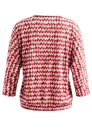 T-shirts korte mouw rood Bianca