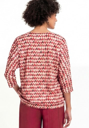 T-shirts korte mouw rood Bianca