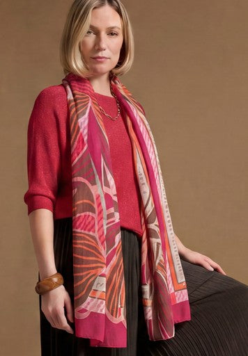 Sjaals rood Bianca