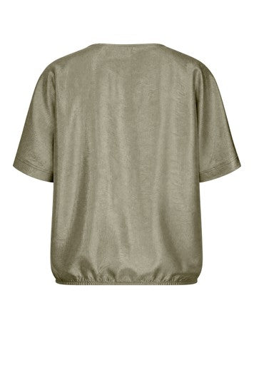 Blouses korte mouw groen Bianca