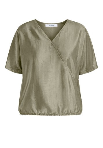 Blouses korte mouw groen Bianca