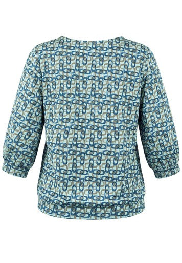 T-shirts korte mouw blauw Bianca