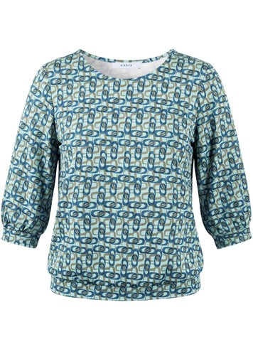 T-shirts korte mouw blauw Bianca