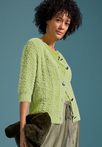 Cardigans groen Bianca