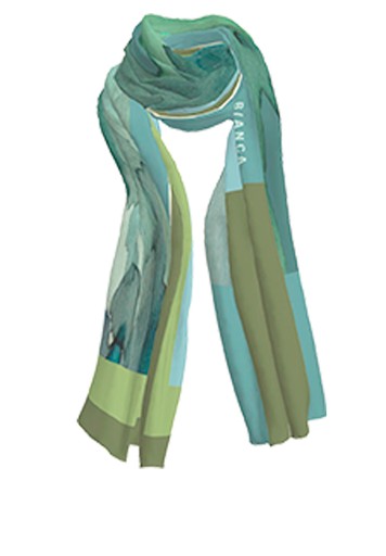 Sjaals blauw Bianca