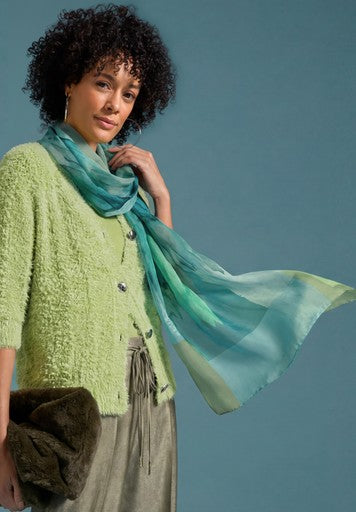 Sjaals blauw Bianca