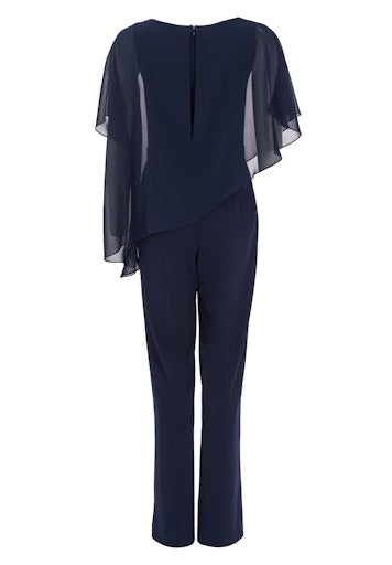 Jumpsuits zonder mouw navy SWING