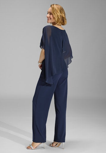 Jumpsuits zonder mouw navy SWING