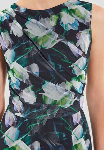 Jurken zonder mouw navy SWING