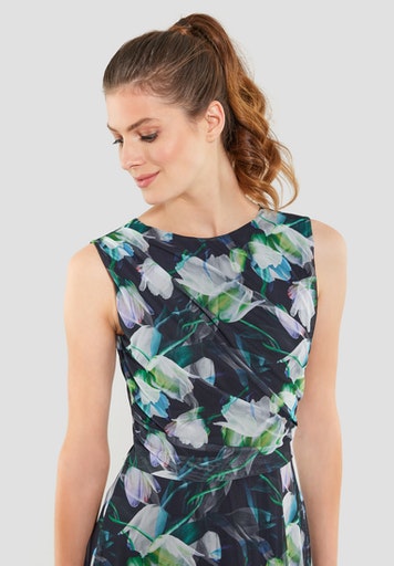 Jurken zonder mouw navy SWING