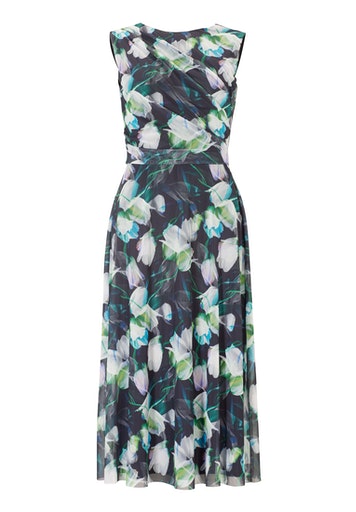 Jurken zonder mouw navy SWING