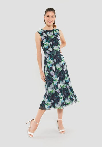 Jurken zonder mouw navy SWING